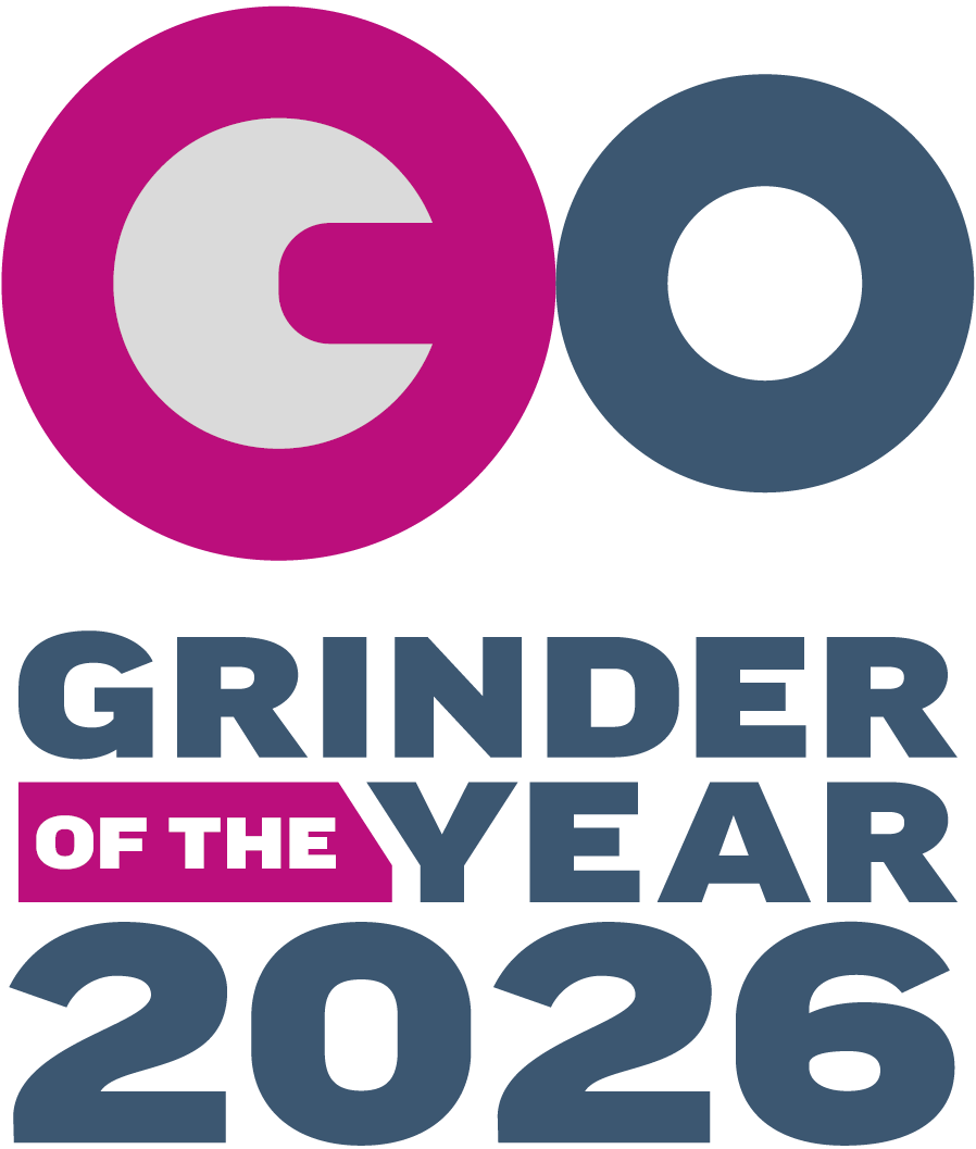 Das offizielle Logo des Nachwuchswettbewerbs GRINDER OF THE YEAR